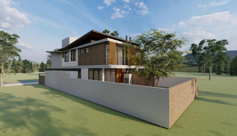 Imagem 3D do projeto PL. Projeto Estrutural Felipe Dircksen